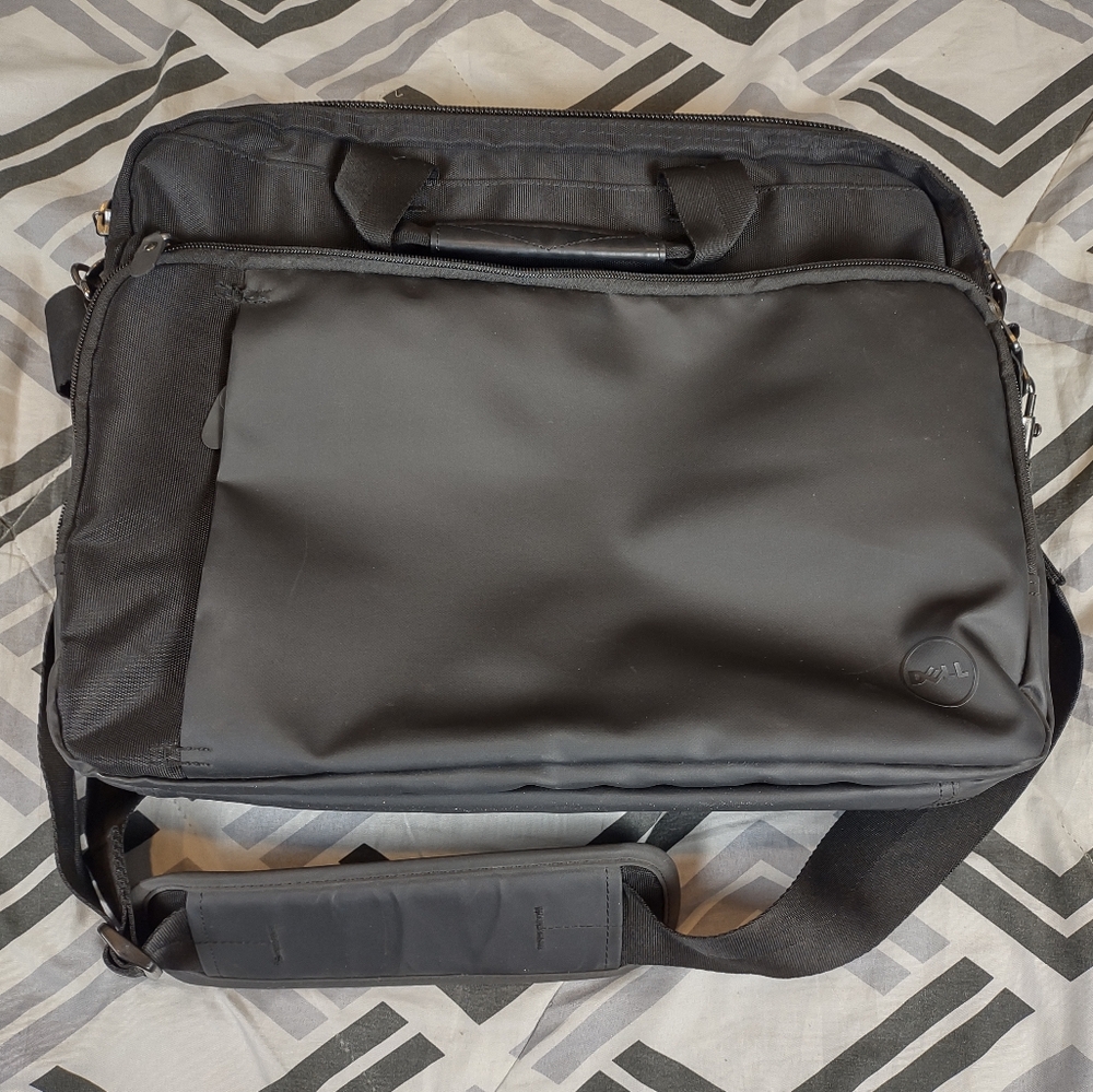 Dell 17” Computer Laptop Carrying Case Briefcase Tote Shoulder Bag Black